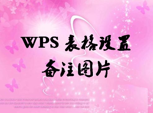 WPS表格中的数据怎么添加图片备注?