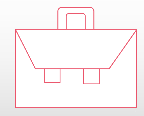 WPS2019怎么画公文包图标? WPS文件包的画法
