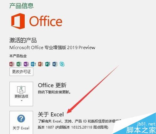 Excel2019怎么查看软件版本号？Excel2019查询版本信息教程