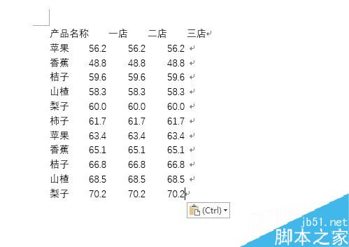 excel2019怎么只复制文本到word？