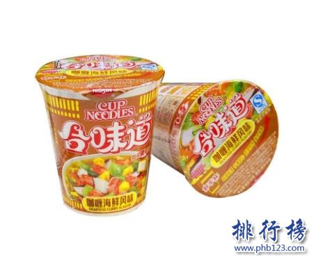 方便面十大品牌排名：农心第二 第三小时候的经典味道