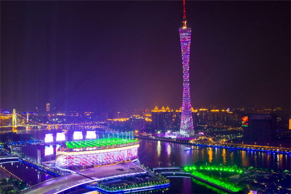 广州最美十大夜景排名：珠江新城灯火辉煌，白云山俯瞰夜景