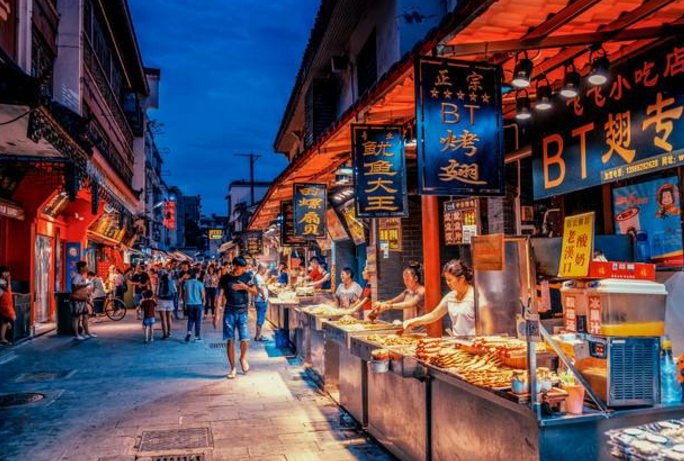 全国十大小吃街排行榜:南京夫子庙第3 第4山东有名的美食街