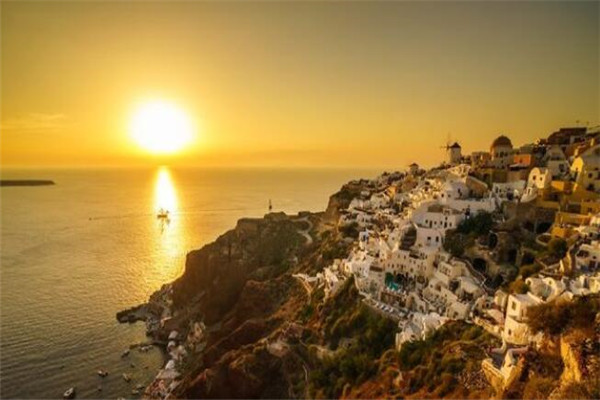 世界最美的十大落日 圣托里尼岛落日美到让人窒息,一辈子必去