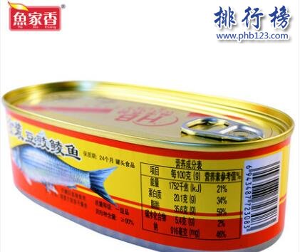 什么牌子的豆豉鲮鱼罐头好吃？豆豉鲮鱼罐头品牌排行榜