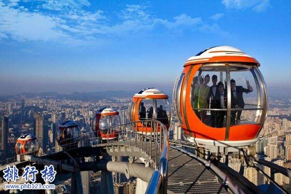 世界上最高的摩天轮,广州塔摩天轮凌空450米（纵览广州全景）