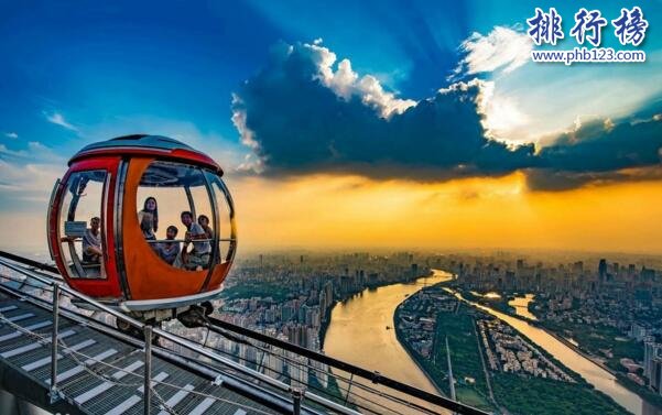 世界上最高的摩天轮,广州塔摩天轮凌空450米（纵览广州全景）