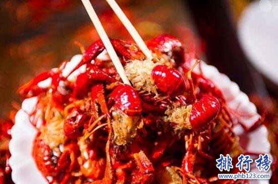 2017全国城市小龙虾消费数量排行榜,上海销量最高(不低于10万)