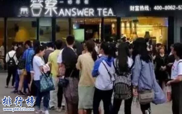 2018中国奶茶店排行，第1网红奶茶抖音点赞超100万