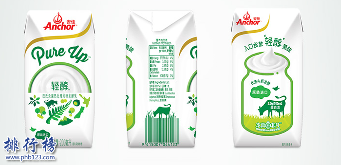 国际牛奶排行榜10强  比较好的进口牛奶推荐