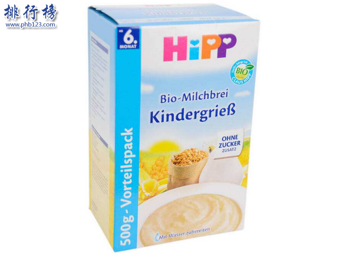 德国米粉品牌排行榜：婴儿营养米粉牌子推荐