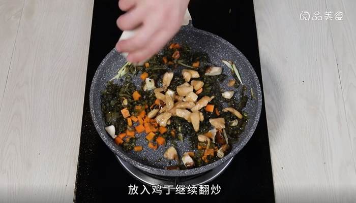 雪里蕻炒三丁怎么做 雪里蕻炒三丁的做法