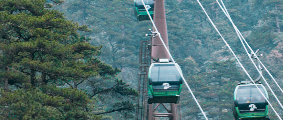 中国十大著名索道缆车景点：黄山索道上榜(5A景区)