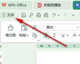 WPS文件菜单截图