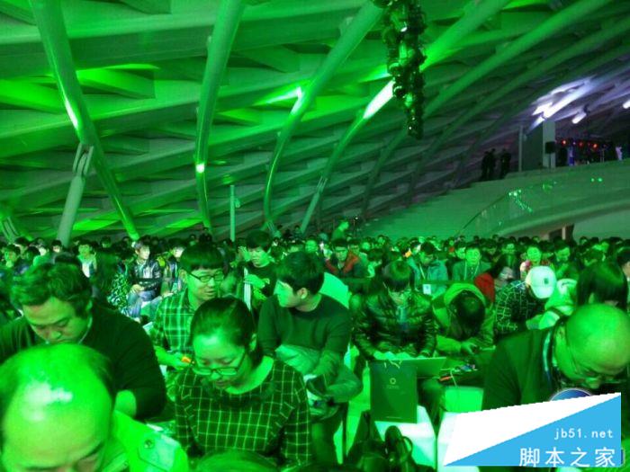 青葱metal发布会现场观众席
