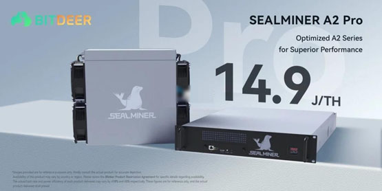 比特小鹿推出SEALMINER A2 Pro系列矿机 功耗效率突破14.9J/TH Tether增持股份