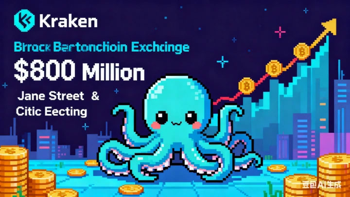 Kraken完成8亿美元融资估值200亿美元 加密交易所Kraken秘密提交IPO申请冲刺2026年美股上市
