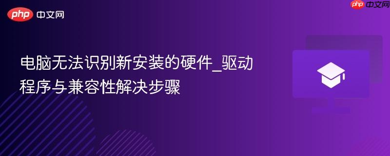 电脑装新硬件没反应怎么办 驱动不识别、BIOS看不到、Windows找不到的完整排查教程