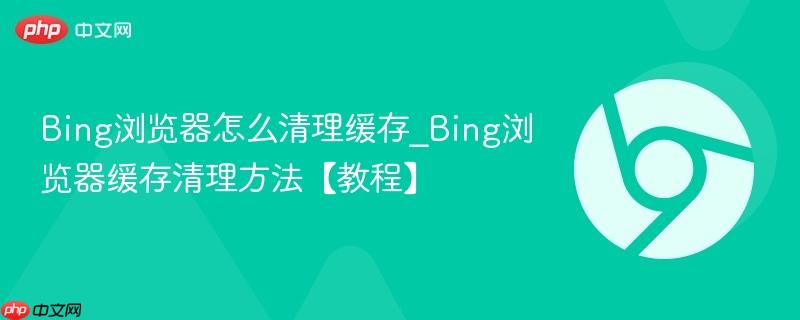 Bing浏览器怎么清理缓存？5种Microsoft Edge缓存清除方法全教程