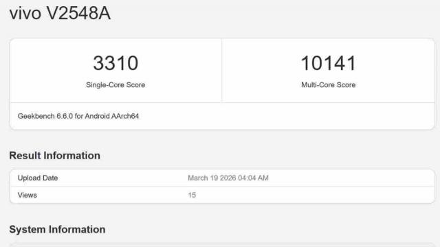 vivo X300s真机跑分曝光 天玑9500+16GB内存实测单核3310分 2026年旗舰新机来了