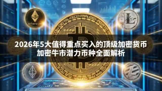 2026年最值得入手的5个潜力加密货币推荐  RWA、AI算力、Layer2、Solana生态和比特币BRC-20龙头全解析